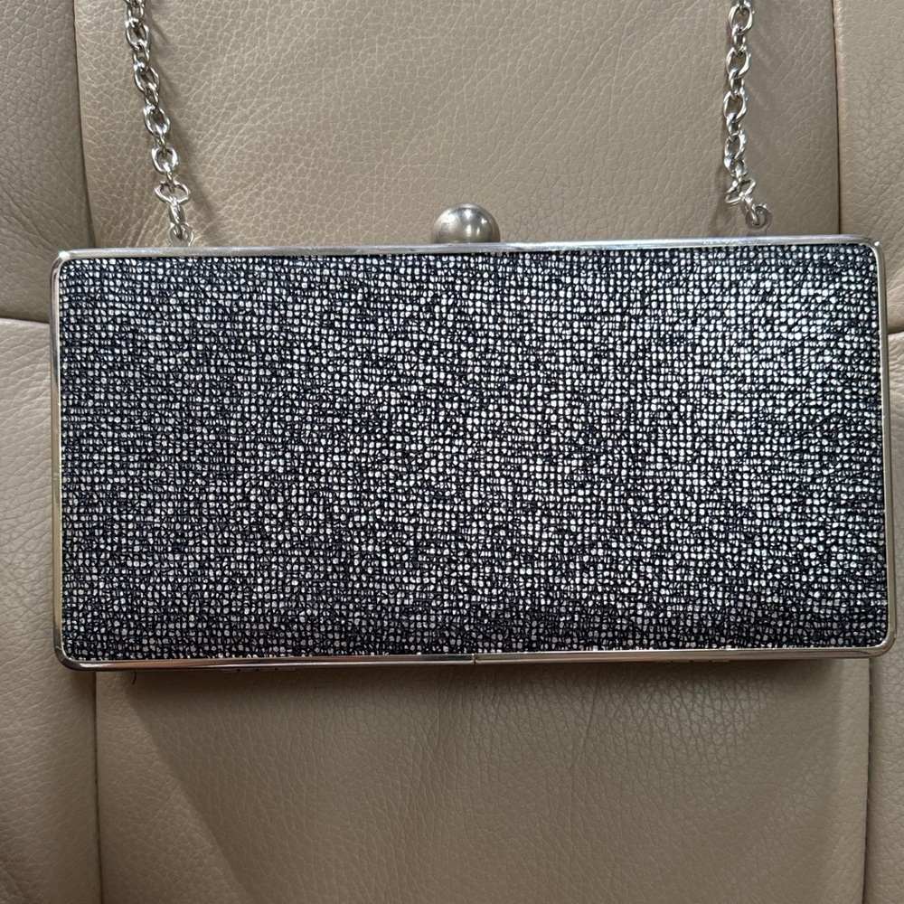 Silver Clutch Bag